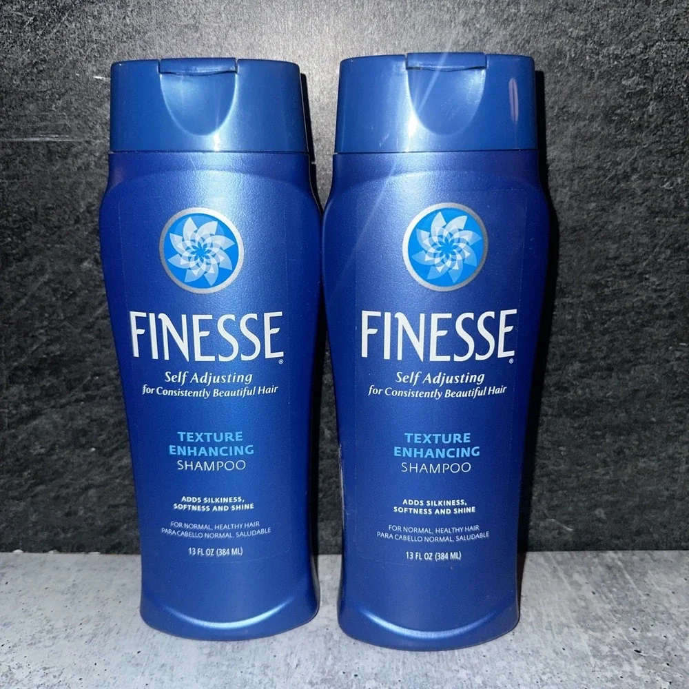 2 Lot Finesse Self Adjusting Texture Enhancing Shampoo 13 fl oz original formula